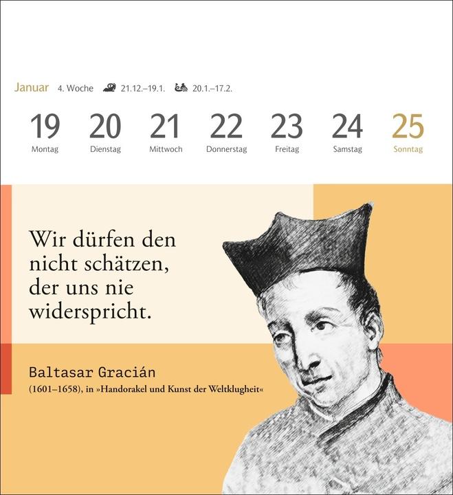 Produktbild Harenberg Zeitlose Wahrheiten Postkartenkalender 2026 - Kalender mit 53 Karten, ausgewählt und kommentiert