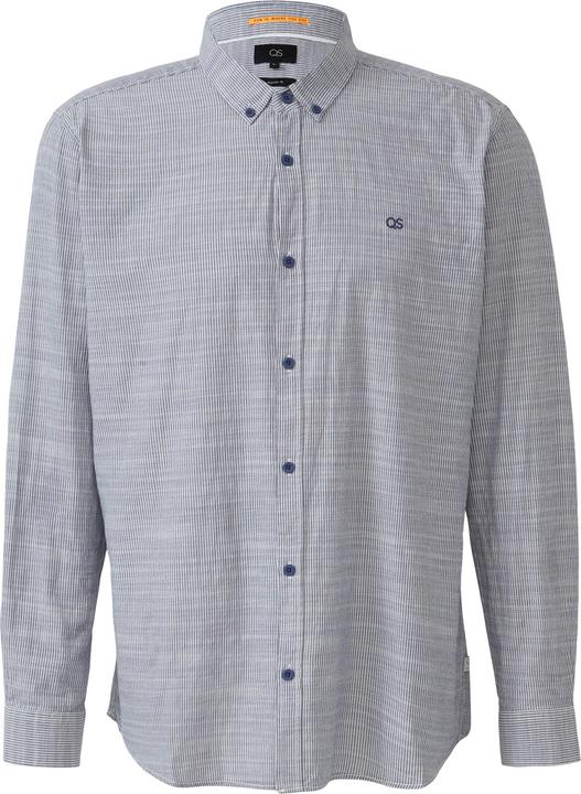 Immagine prodotto S.Oliver Hemd Regular Fit: Gestreiftes Hemd mit Logo-Stickerei (S)