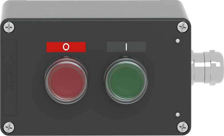 Actual product image Schneider Electric ATEX PUSH-BUTTON STATION (METAL) 1 GREEN XAWF210EX