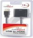 Immagine prodotto Gembird USB — HDMI (Typ A) (USB-A, HDMI, 5.80 cm)