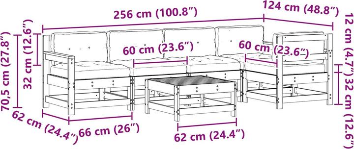 Produktbild vidaXL Garten-Lounge-Set