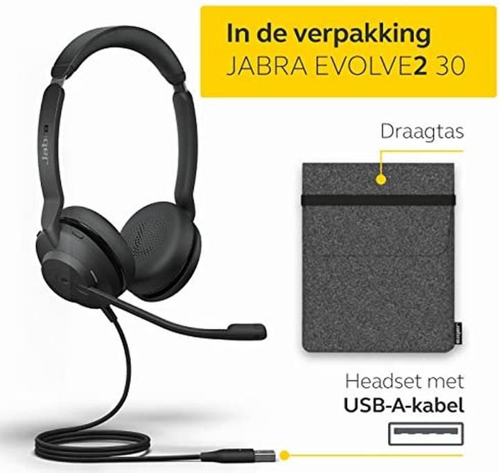Image du produit Jabra Evolve2 30 SE UC Stereo NC (USB-A) (Filaire, USB-A)