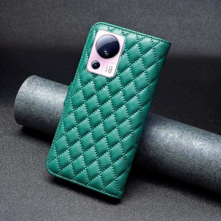Actual product image Binfen Color Xiaomi 13 Lite - BINFEN Leather Case Cover green (Xiaomi 13 Lite)