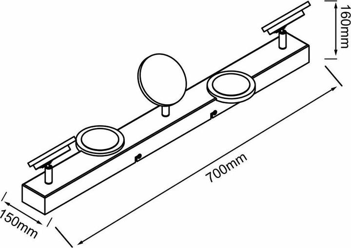 Produktbild Brilliant Meriza (2800 lm)