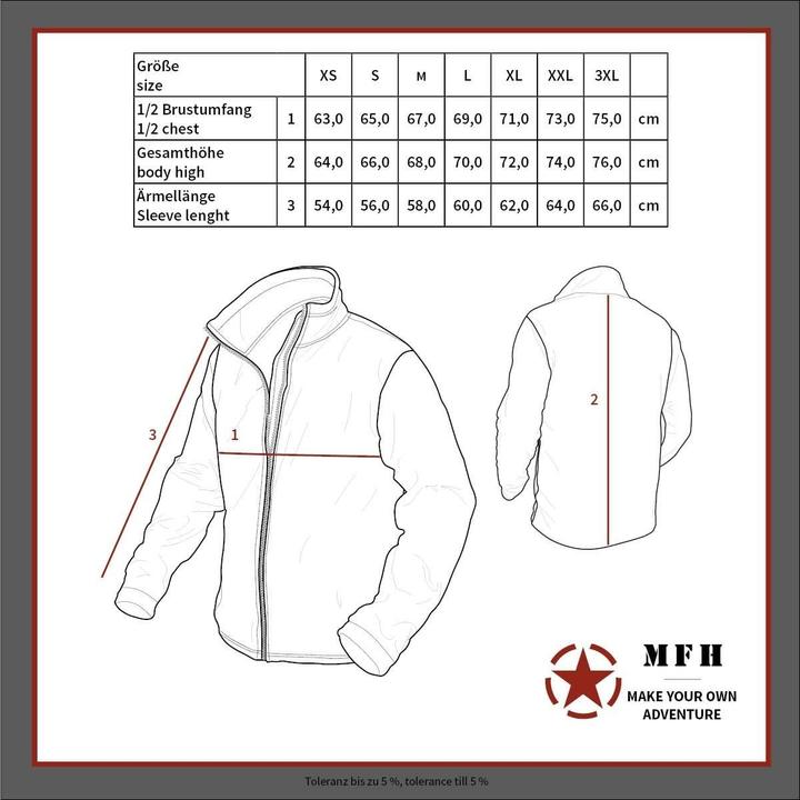 Actual product image Mfh Cold Weather US CWU Uniform Pilot Jacket