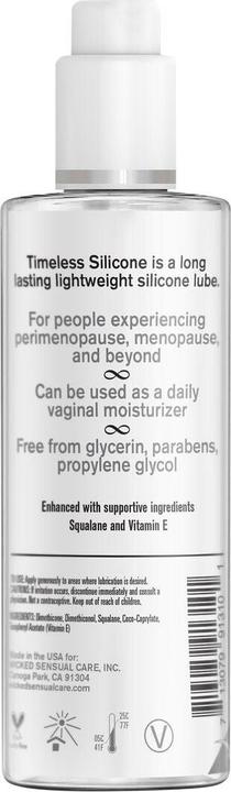 Actual product image Wicked Sensual Care Simply Timeless Silicone Lubricant 120 ml Clear (120 ml)