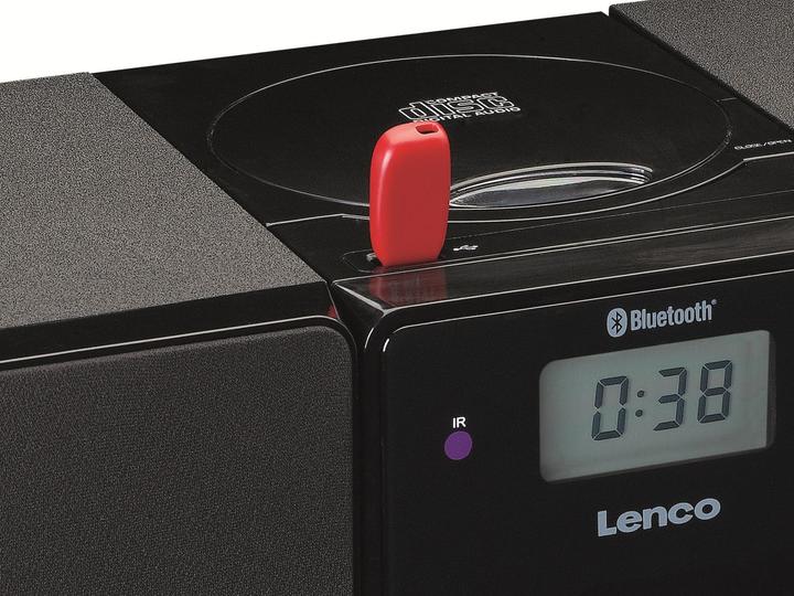 Produktbild Lenco MC-030BK (CD Player, Bluetooth, 2x 10 W)