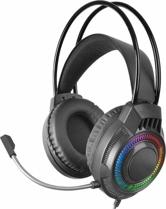 Actual product image Mars Gaming Casque Gamer Filaire Mh124 RGB (Noir) (Cable)