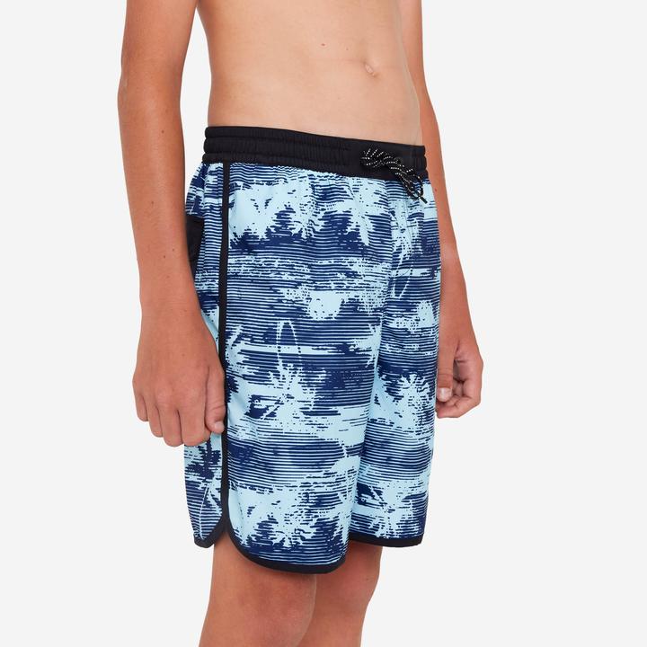 Immagine prodotto Olaian Boardshorts Surfen Jungen 500 View blau