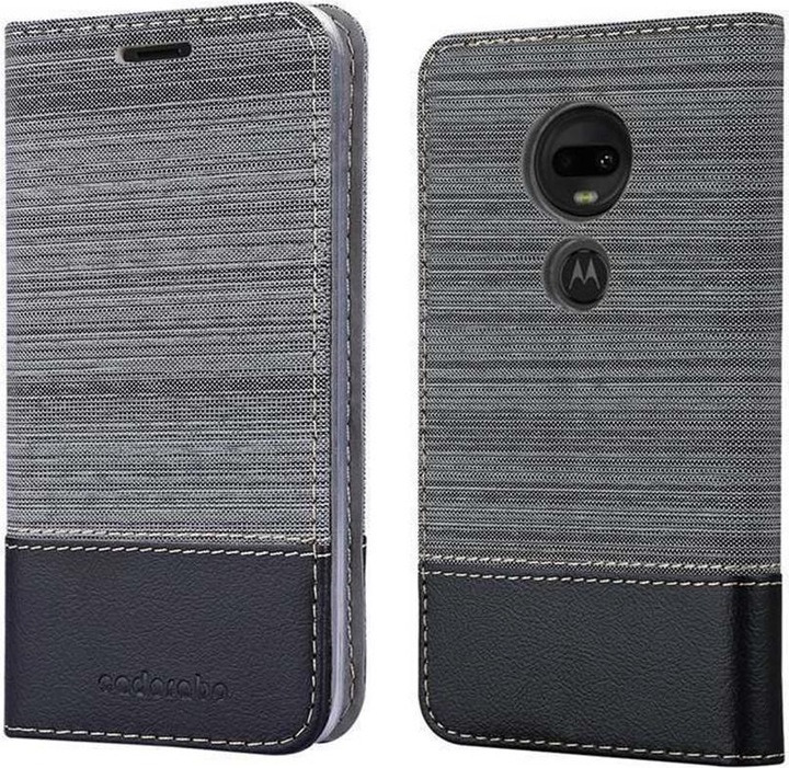 Produktbild Cadorabo Book Jeans Optik Cover (Motorola Moto G7, Motorola Moto G7 Plus)