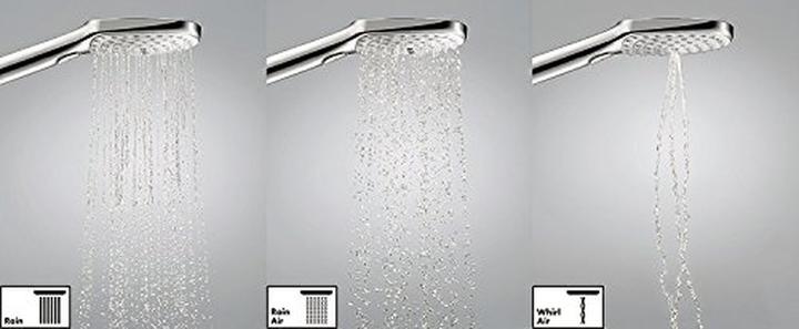 Produktbild hansgrohe Raindance Select E 300 2jet ShowerTablet Showerpipe chrom : Farbe - Weiss/Chrom