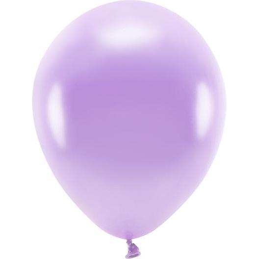 Partydeco Luftballons lavendel metallisiert Eco