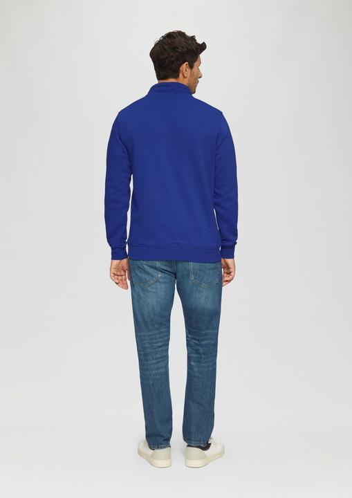 Produktbild s.Oliver Sweatshirt Sweatshirt mit Frontprint und Snood-Kragen (M)