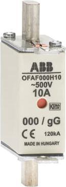 Produktbild ABB OFAF000H6 NH-Sicherung NH 000 6A 500V GG 1SCA022627R0400 (6 A)