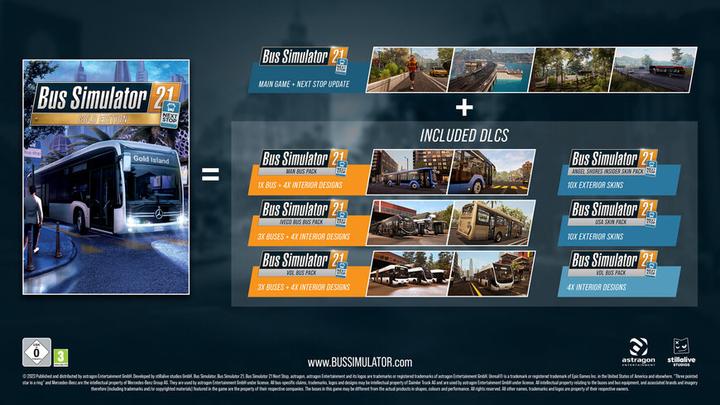 Immagine prodotto astragon Bus Simulator 21: Next Stop -- Edizione Oro (PS5)