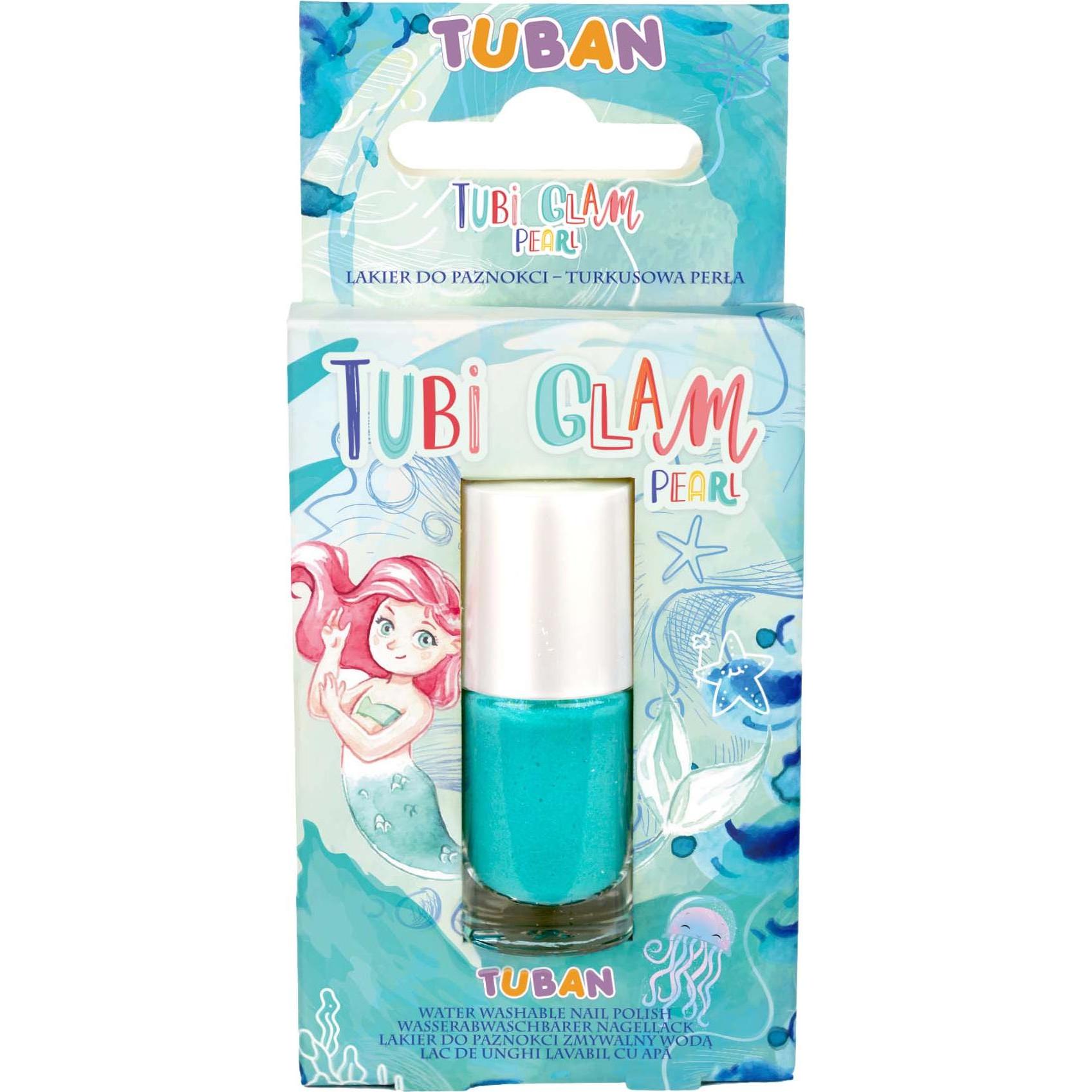 Tuban, Smalto Per Unghie, Smalto Tubi Glam - Perla Turchese (Turchese Perlato, Smalto)