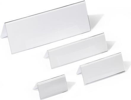 Actual product image Durable Table nameplate made of acrylic