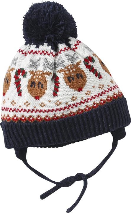 Actual product image Vertbaudet Jungen Baby Weihnachts-Geschenkset: Mütze, Fäustlinge & Rundschal (74/80)