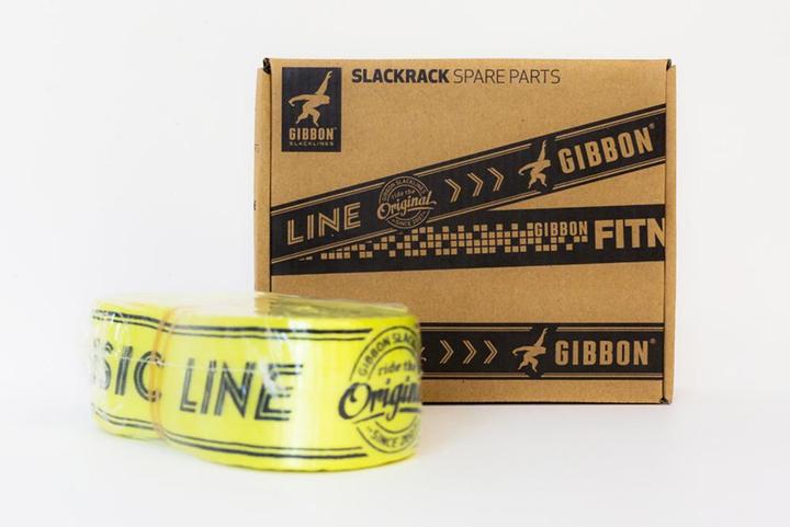 Actual product image Gibbon Slackrack Classic Yellow Band