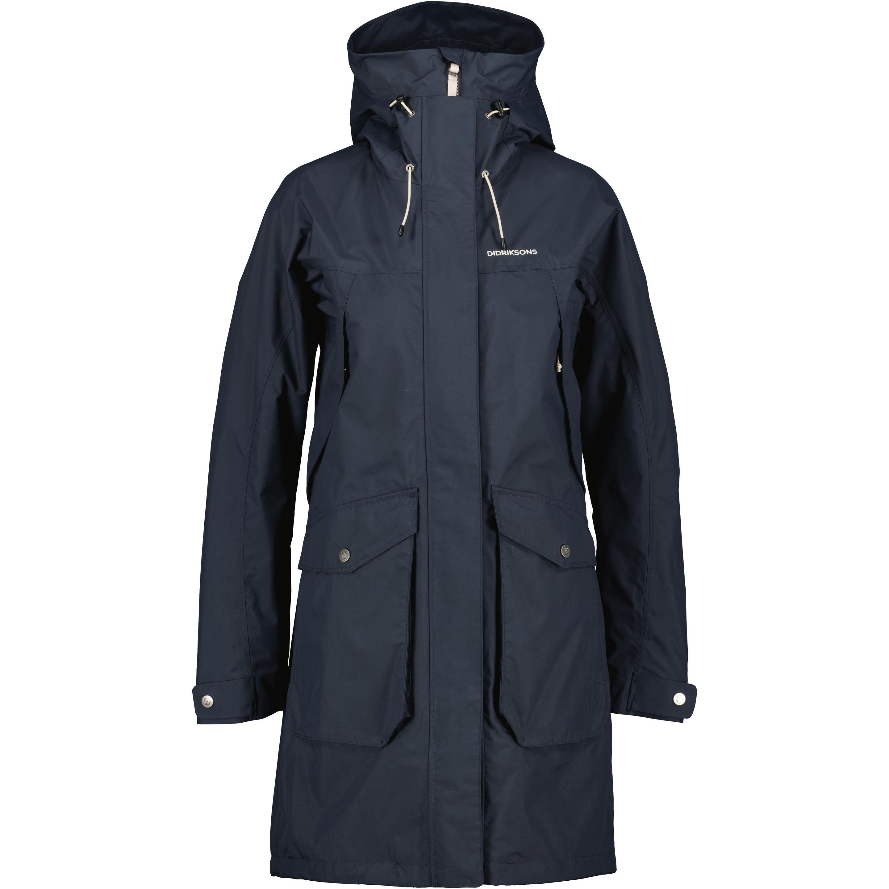Didriksons, Damen, Jacke, Women's Thelma Parka 10 (46), Blau, 46