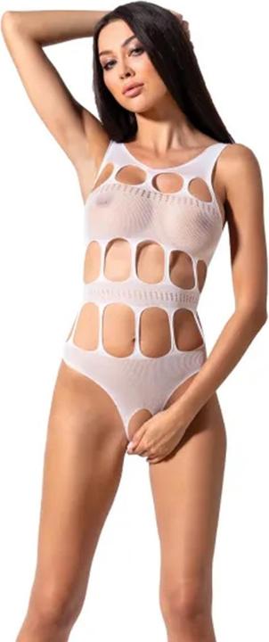 Produktbild Passion Woman Bs083 Teddy Bodystocking - Weiss Eine Gr?Sse (One Size)