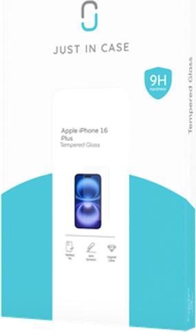 Immagine prodotto Just in Case Pellicola protettiva in vetro temperato trasparente per Apple iPhone 16 Plus (1 Pezzo/i, Apple iPhone 16 Plus)