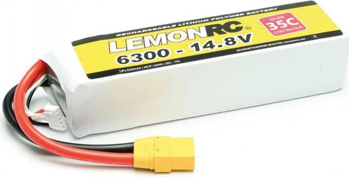 Produktbild Pichler LEMONRC XT 6300 - 14.8V (35C) Lipo Akku (14.80 V, 6300 mAh)