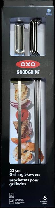 Image du produit OXO Good Grips 6er Set Grillspiesse Edelstahl