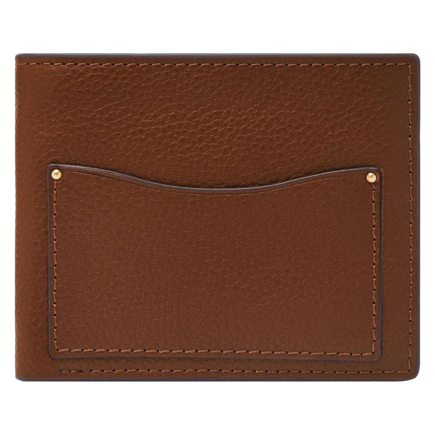 Fossil, Unisex, Portemonnaie, Anderson Large Coin Pocket Bifold, Braun