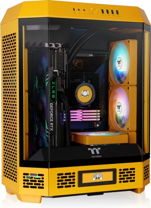 Produktbild Thermaltake The Tower 600 (dunkelgelb, Tempered Glass x 3) (mATX, Mini-ITX, ATX)
