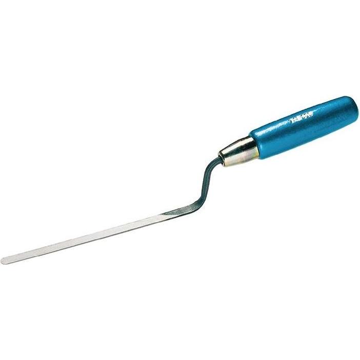 Jung Henkelmann, Kelle + Spachtel, Dänische Fugenkelle Länge 170 mm Breite 20 mm gehärtet, m. Buchenholzheft Stahl (2 cm...