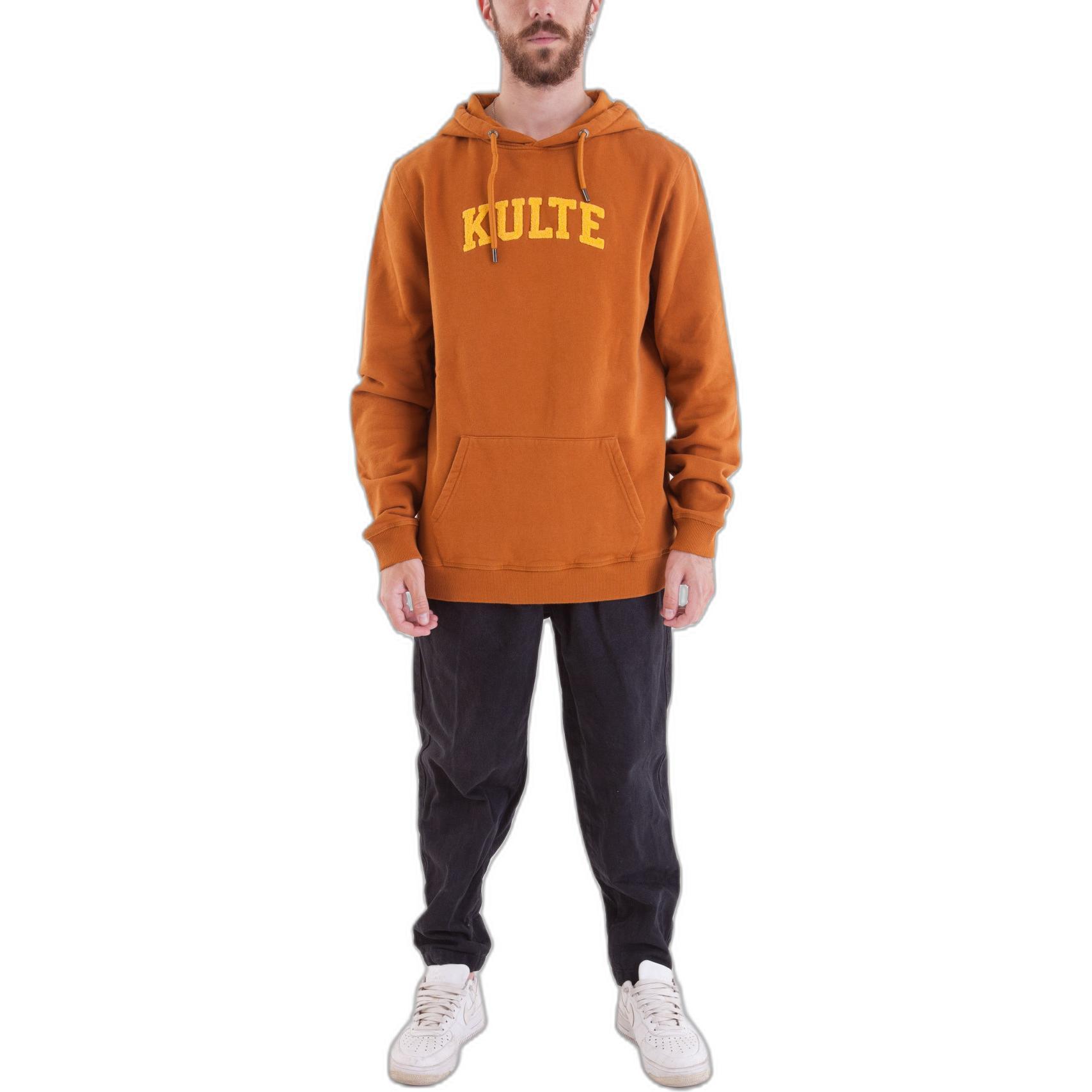 Kulte, Herren, Pullover, hoodie corpo athletic, Orange, (S)