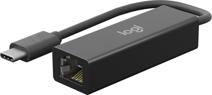 Actual product image Logitech USB Typ-C zu (USB-C, RJ45 (1x), RJ45 Gigabit Ethernet (1x))