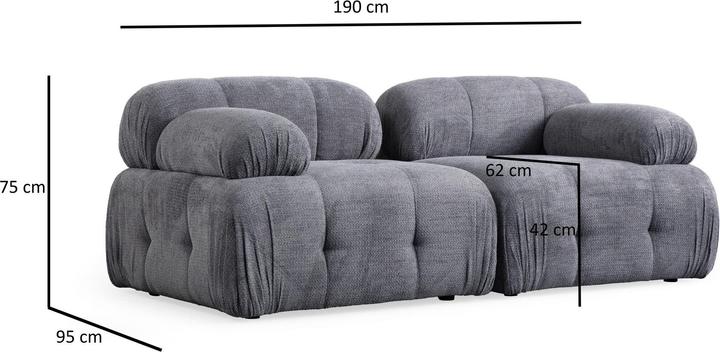 Actual product image Atelier del Sofa Petite (2 person sofa)