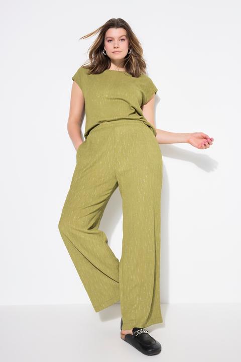 Produktbild Studio Untold Hose, Wide Legs, Krepp, Glitter-Effekt, Elastikbund (52)