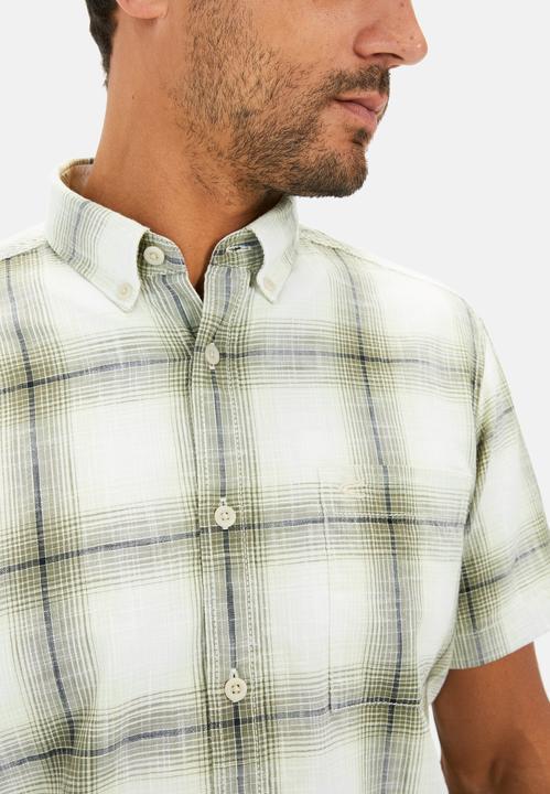 Produktbild Camel Active Kariertes Kurzarmhemd aus reiner Baumwolle (5XL)