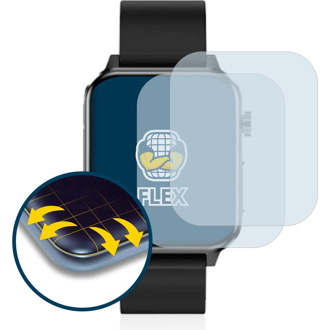 Thumbnail - BROTECT Full-Cover Displayschutz, Smartwatch Schutzfolie, Transparent
