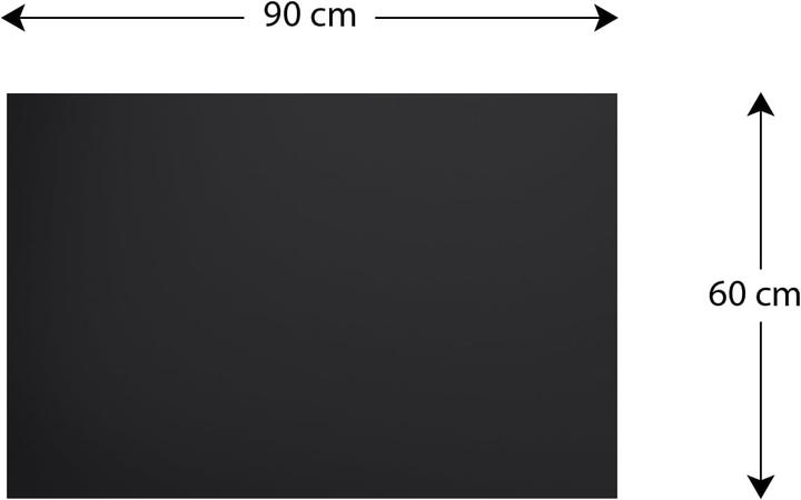 Produktbild Allboards Kreidetafel 90,0 x 60,0 cm schwarz (90 x 60 cm)