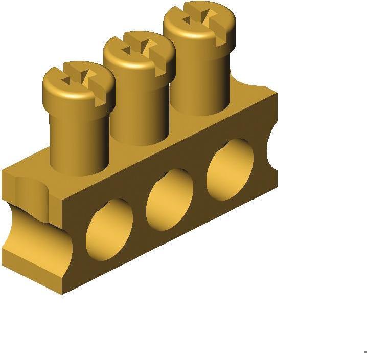 PCE 171403-20 Clamp VC Bar Rail 3p 20 pieces