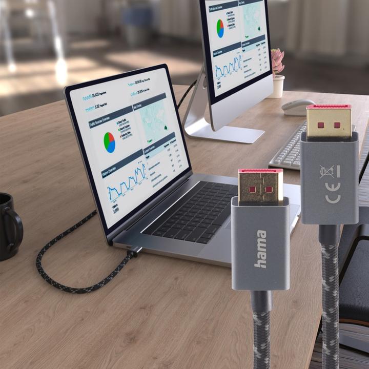 Produktbild Hama DisplayPort — DisplayPort (2 m, DisplayPort, 1.4)