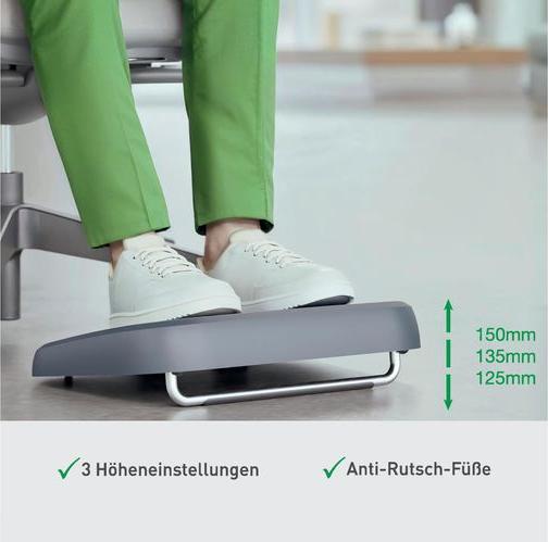 Actual product image Leitz Foot Rest Ergo adjustable (34 x 42 cm)