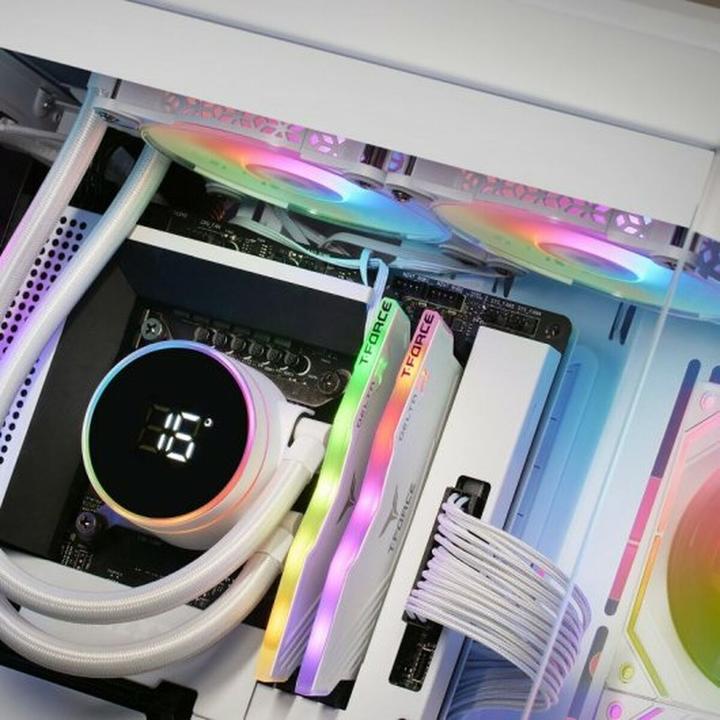 Produktbild Mars Gaming Kit Watercooling Aio Ml-Lcd RGB - 240mm (Blanc)