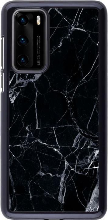 Actual product image PhoneLook Cover Marble Black 01 (Huawei P40)