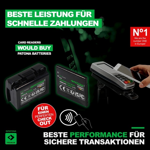 Produktbild Patona Premium Akku für Symbol MC3090 BTRY-MC30KAB02
