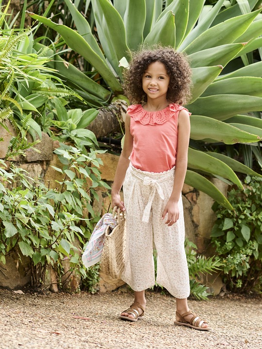 Image du produit Vertbaudet Mädchen Paperbag-Hose, 7/8 (140)