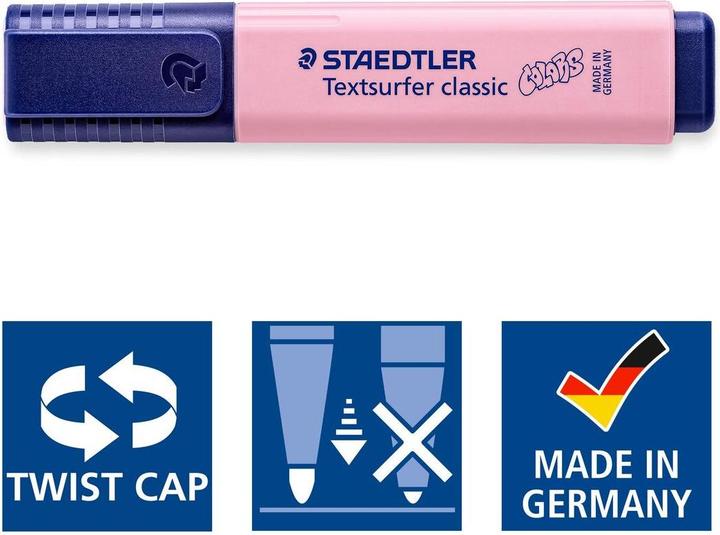 Produktbild Staedtler Classic Colors Textmarker Helles Karminrot (10 Stück) (10x)