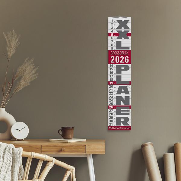 Actual product image XXLPlanerGrossdruckrot2026 (Special)