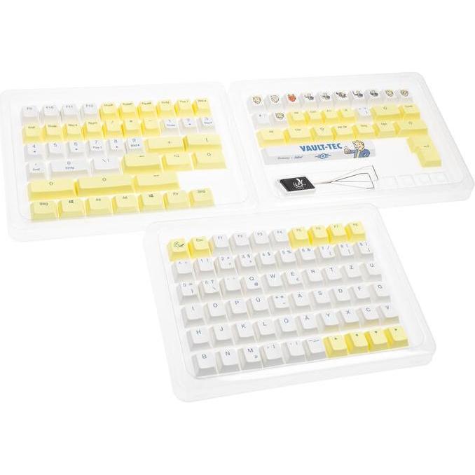 Ducky x Fallout Keycap Set - 132 Stück, ISO (DE), Keycap, Multicolore