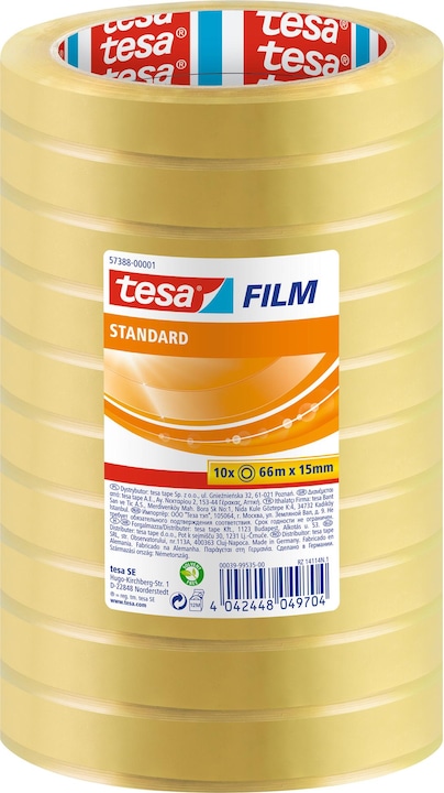 Actual product image tesa Tesafilm 10x STANDARD adhesive tape (15 mm)
