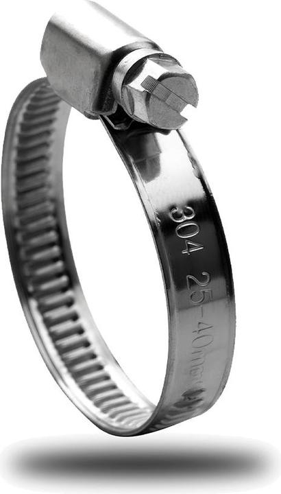 Actual product image Offgridtec Professional hose clamps 25mm - 40mm clamping range stainless steel V2 stainless steel DIN3017 band